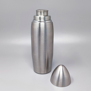1960s Cocktail Shaker "Bullet" in Stainless Steel. Made in Italy