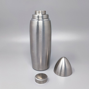 1960s Cocktail Shaker "Bullet" in Stainless Steel. Made in Italy