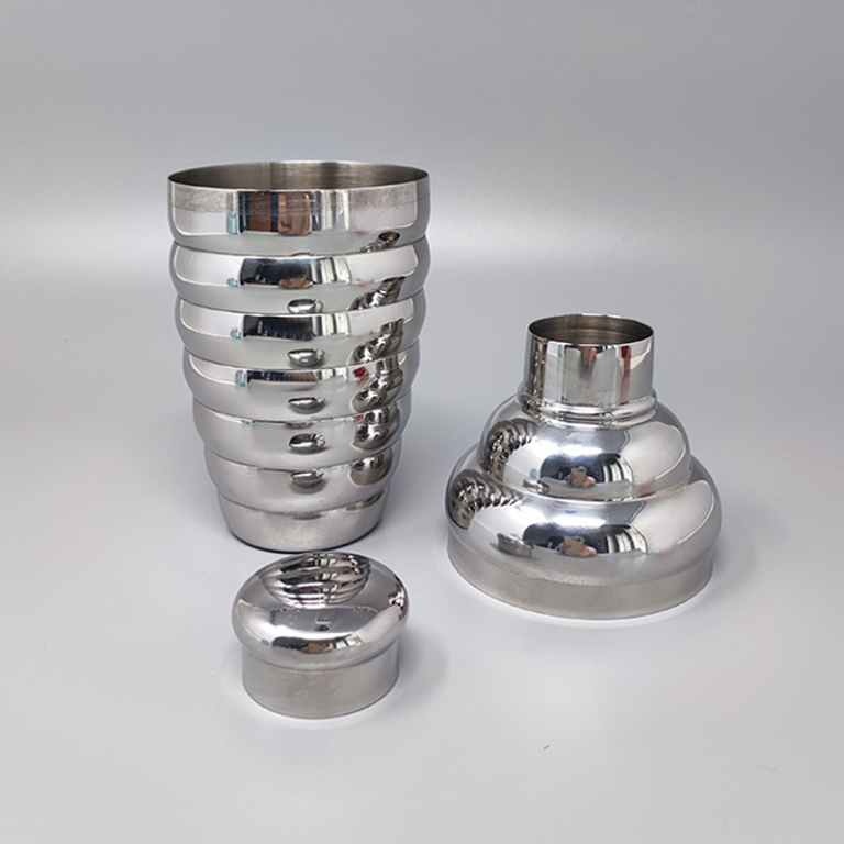 1960s Gorgeous Cocktail Shaker by Forzani. Made in Italy - Image 4