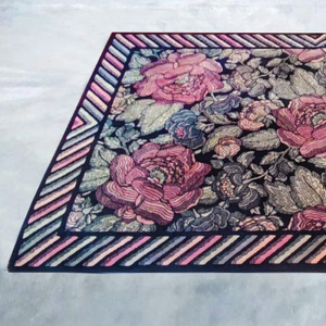 1980s Gorgeous Italian Woolen Rug by Ottavio Missoni for T&J Vestor