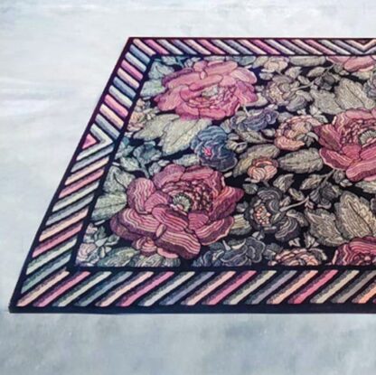 1980s Gorgeous Italian Woolen Rug by Ottavio Missoni for T&J Vestor - Image 12