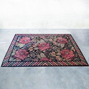 1980s Gorgeous Italian Woolen Rug by Ottavio Missoni for T&J Vestor