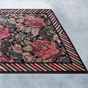 1980s Gorgeous Italian Woolen Rug by Ottavio Missoni for T&J Vestor