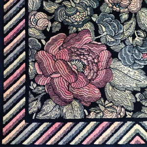 1980s Gorgeous Italian Woolen Rug by Ottavio Missoni for T&J Vestor