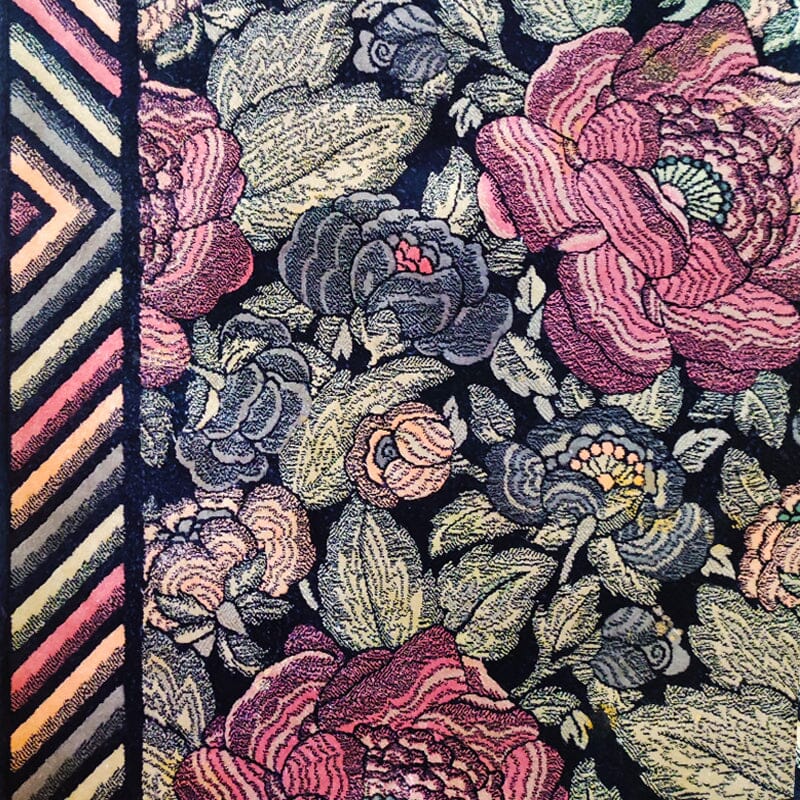1980s Gorgeous Italian Woolen Rug by Ottavio Missoni for T&J Vestor