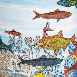 1990s Gorgeous "Aquarium" Floor Lamp by Piero Fornasetti for Antonangeli
