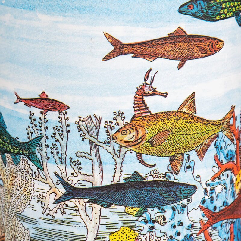 1990s Gorgeous "Aquarium" Floor Lamp by Piero Fornasetti for Antonangeli