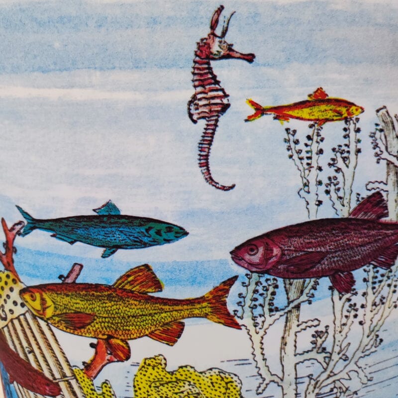 1990s Gorgeous "Aquarium" Floor Lamp by Piero Fornasetti for Antonangeli