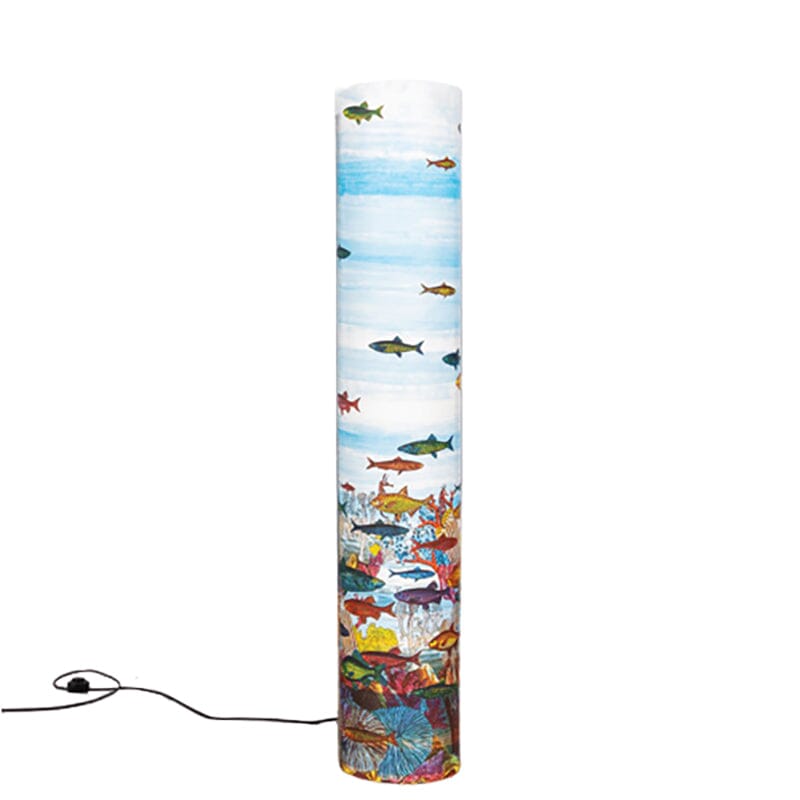 1990s Gorgeous "Aquarium" Floor Lamp by Piero Fornasetti for Antonangeli