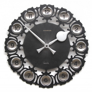Vintage Brutalist Style Sunburst Wall Clock By Dugena, 1960s