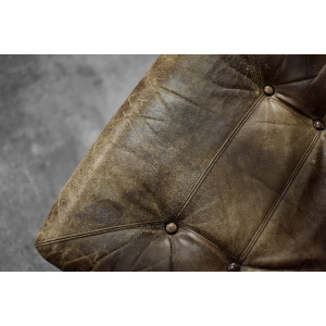 Vintage Mid-Century Danish Modern Beech & Brown Leather High Armchair from Farstrup Møbler, 1970s