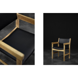 Vintage Mid-Century Danish Modern Oak Chairs by Hans J. Wegner for Getama, 1960s, Set of 4