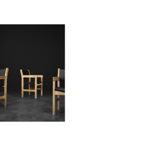 Vintage Mid-Century Danish Modern Oak Chairs by Hans J. Wegner for Getama, 1960s, Set of 4