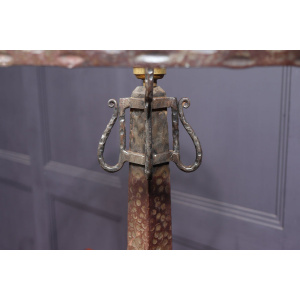 Art Deco Wrought Iron Lamp C1930