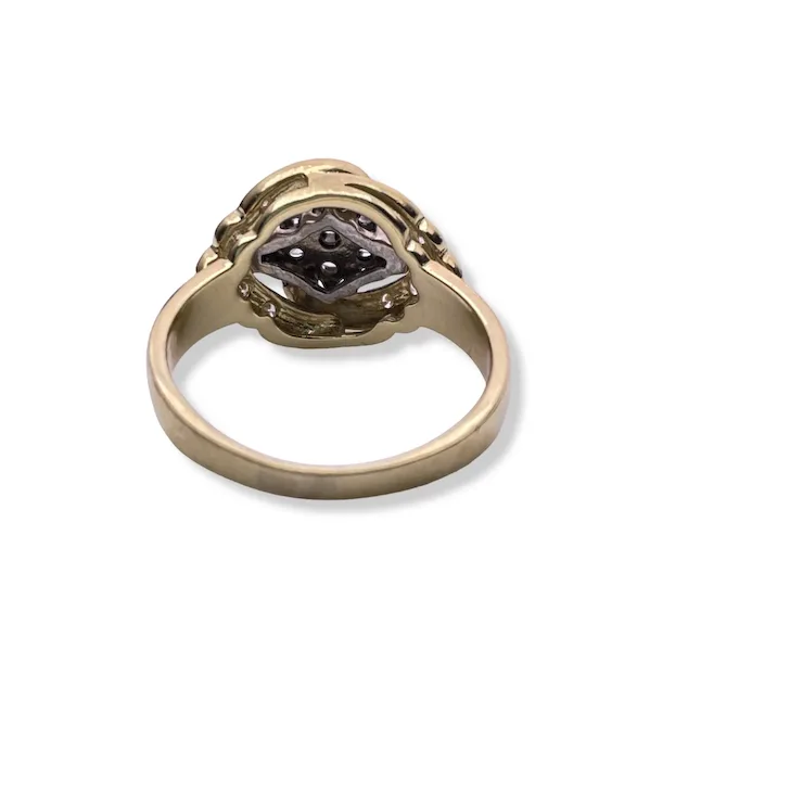 Vintage Diamond Ring from the 1960s, 14k Gold