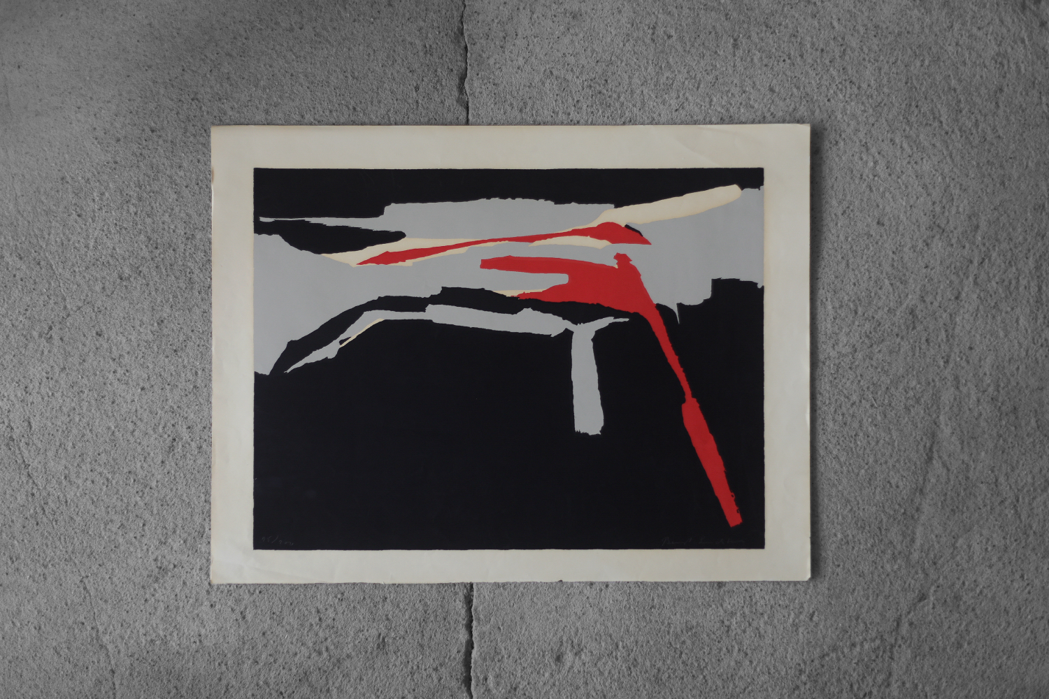 Bengt Lindström, Autumn Night, Serigraph