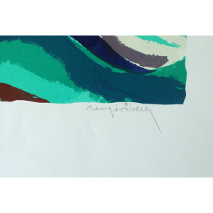 Bengt Åberg, Fåglar, Color Lithograph
