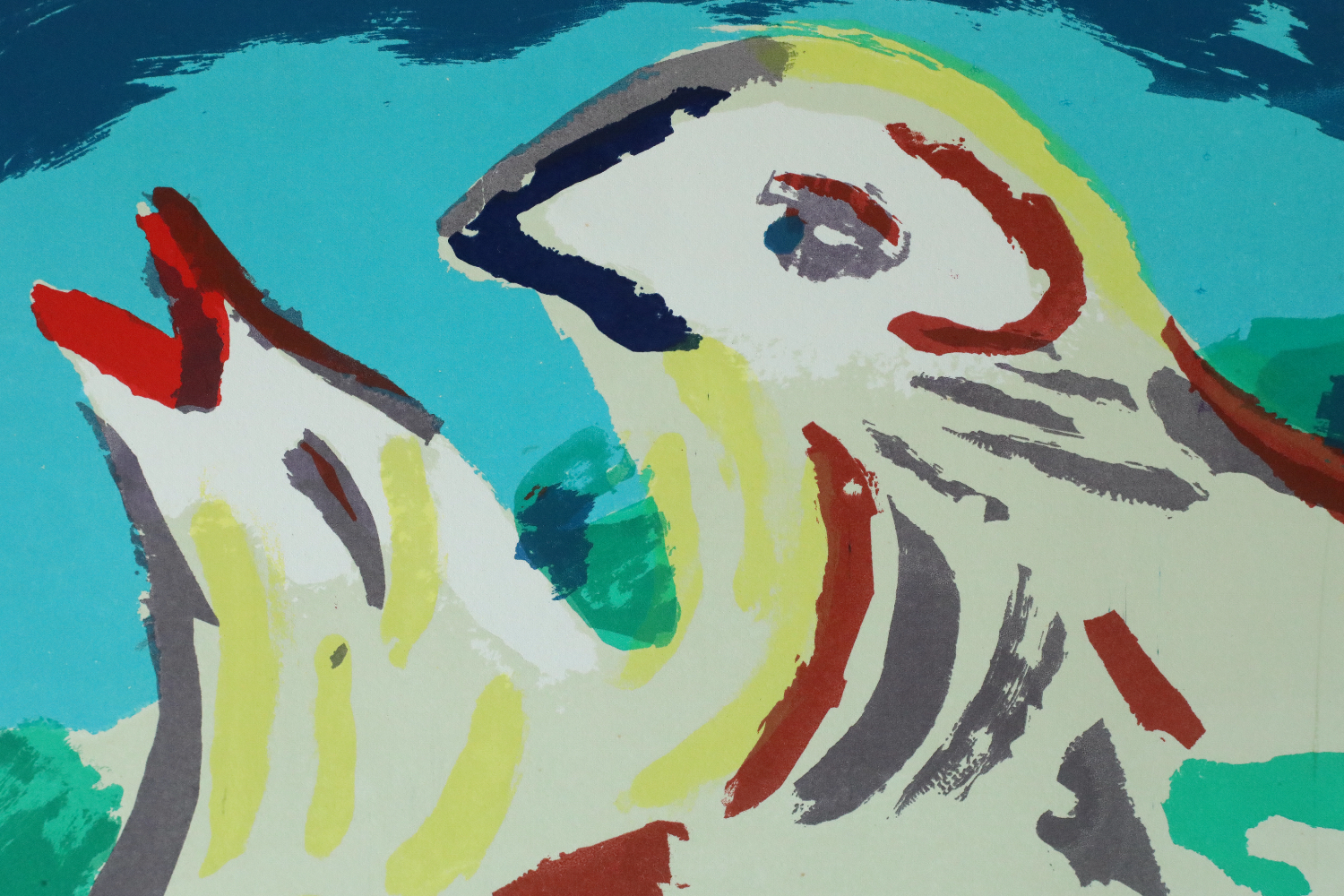 Bengt Åberg, Fåglar, Color Lithograph