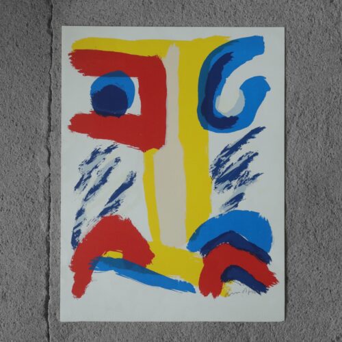 Bengt Lindström, 1995, Jätten på Berget, Color Lithograph