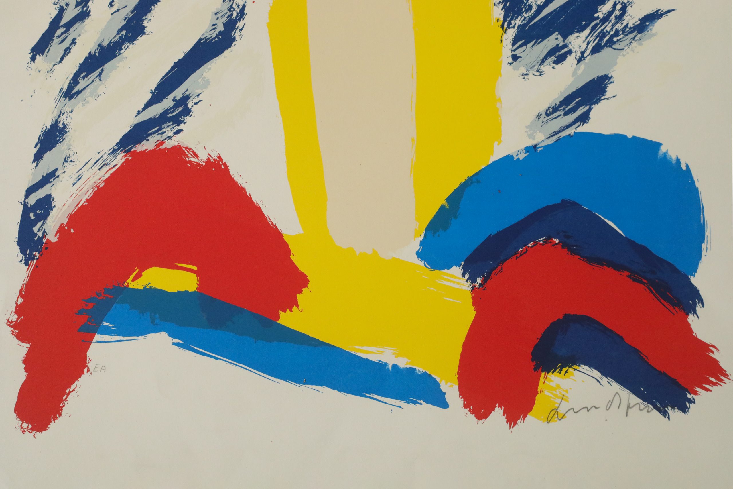 Bengt Lindström, 1995, Jätten på Berget, Color Lithograph