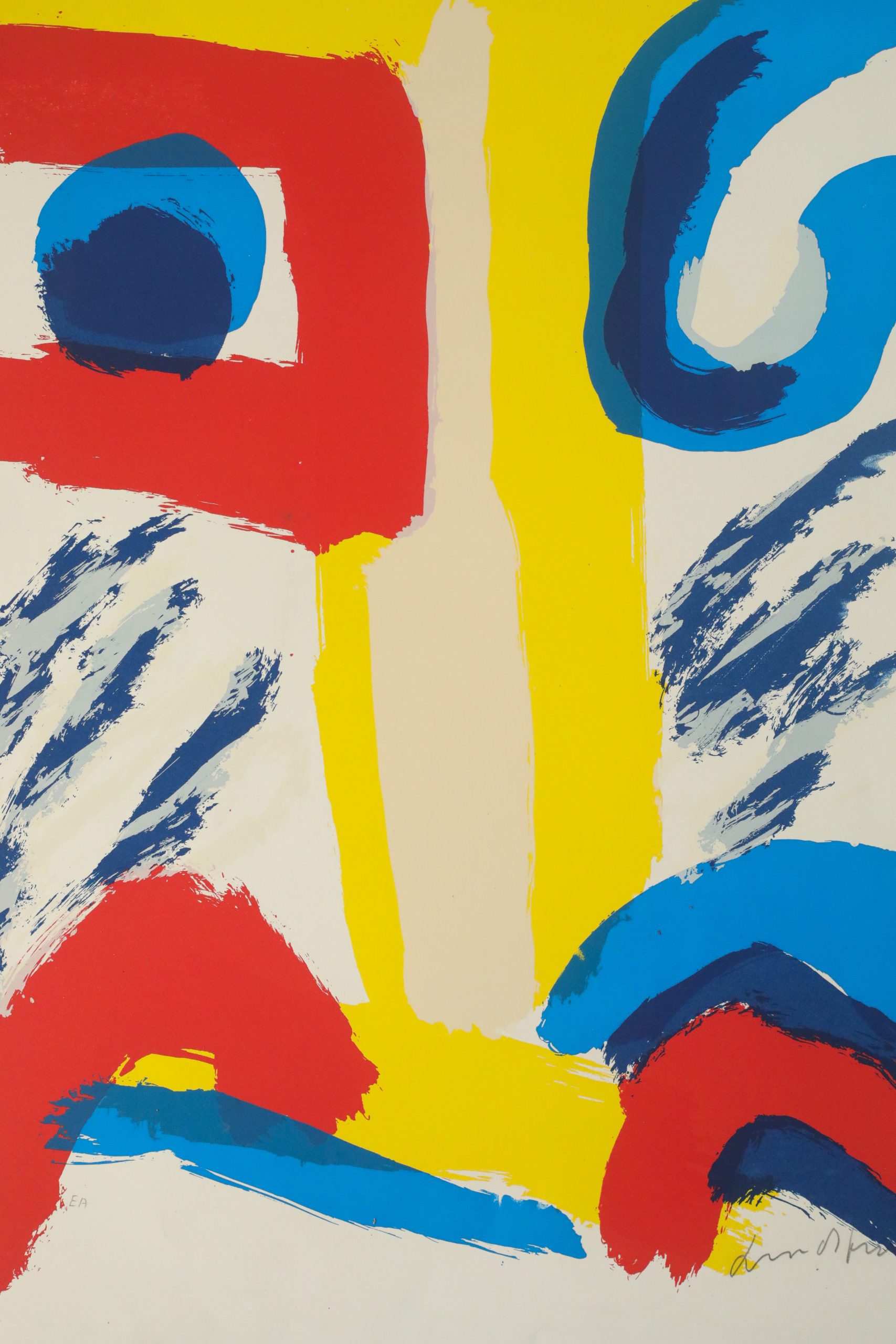 Bengt Lindström, 1995, Jätten på Berget, Color Lithograph
