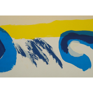 Bengt Lindström, 1995, Jätten på Berget, Color Lithograph