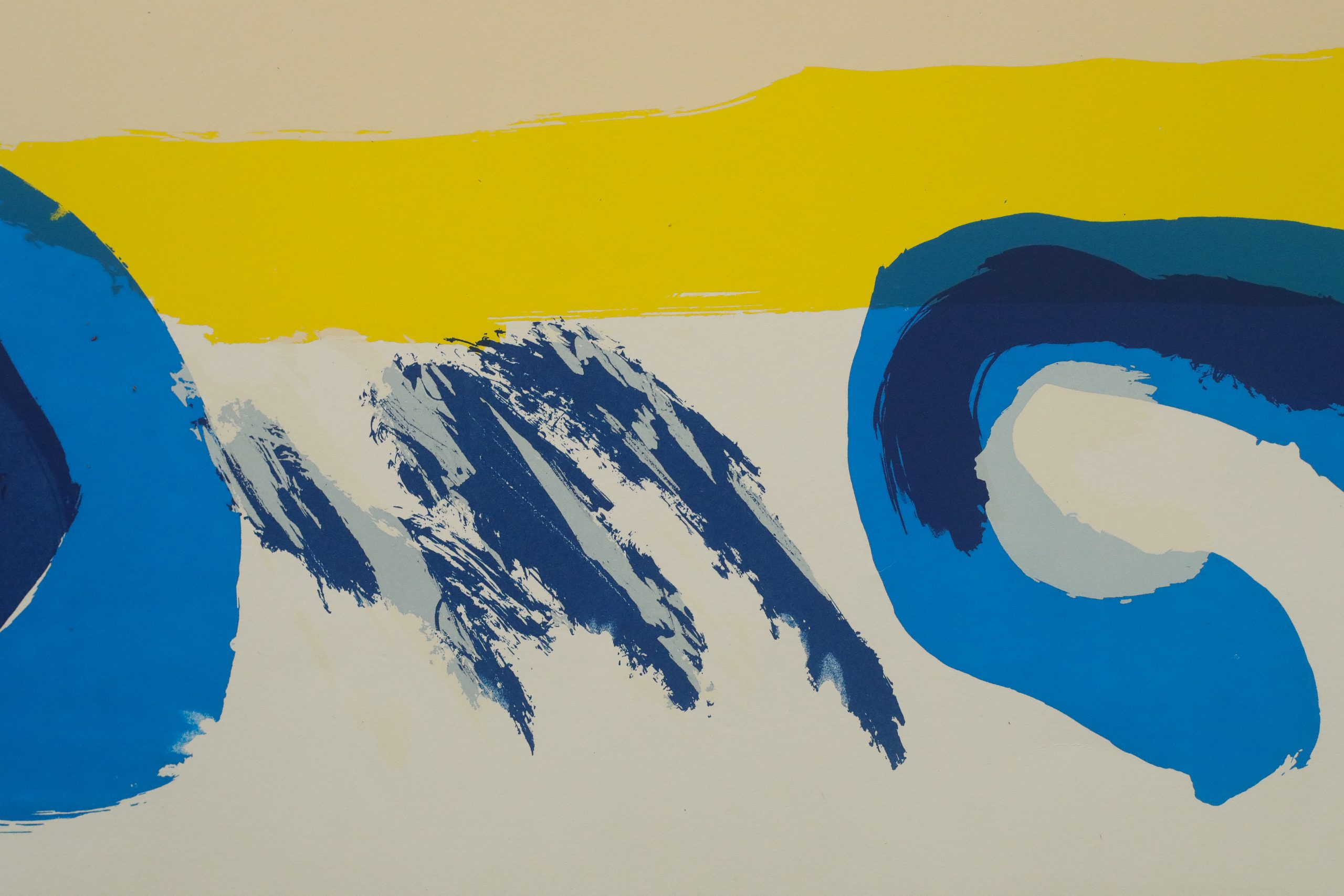Bengt Lindström, 1995, Jätten på Berget, Color Lithograph