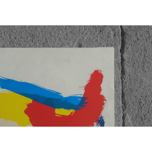 Bengt Lindström, 1995, Jätten på Berget, Color Lithograph