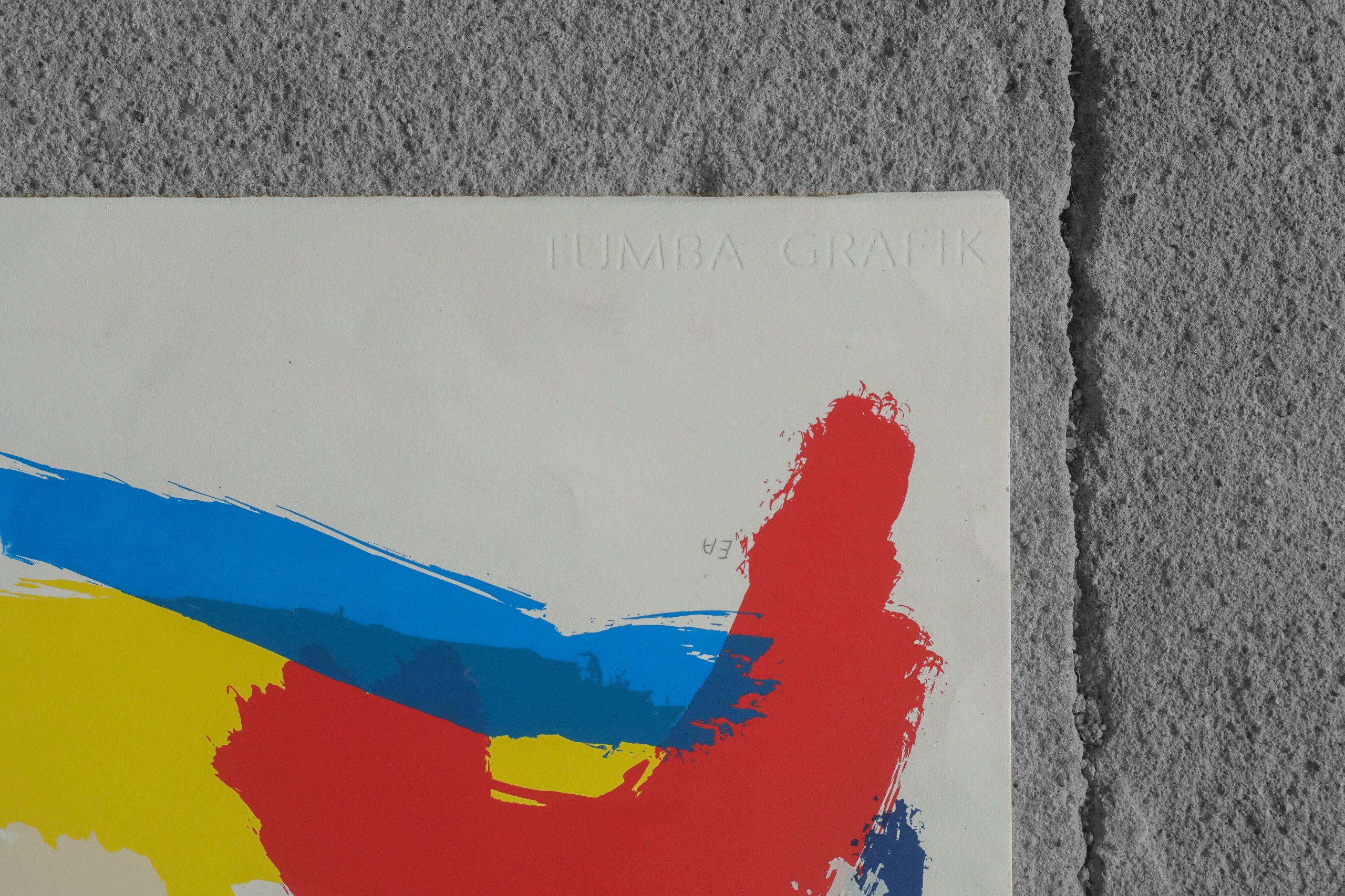 Bengt Lindström, 1995, Jätten på Berget, Color Lithograph