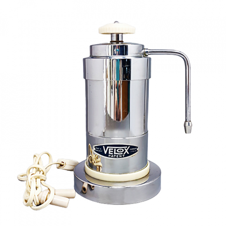 1960s Big Velox Espresso Coffee Machine by P. Malago. Made in Italy