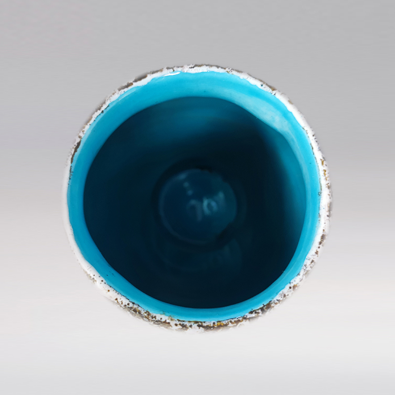 1960s Stunning Lava Vase by Melior. Made in Italy