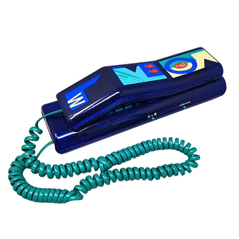 1980s Gorgeous Swatch Twin Phone "Deluxe". Memphis Style