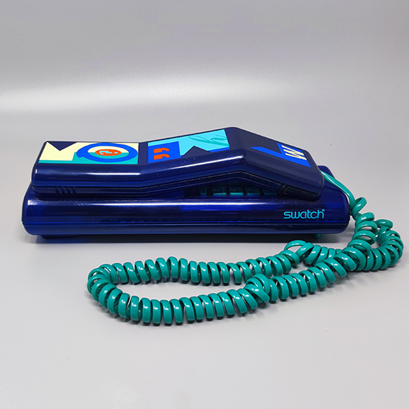 1980s Gorgeous Swatch Twin Phone "Deluxe". Memphis Style