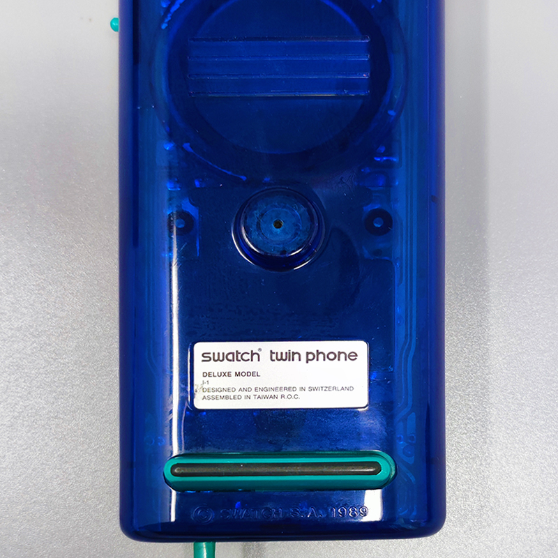 1980s Gorgeous Swatch Twin Phone "Deluxe". Memphis Style