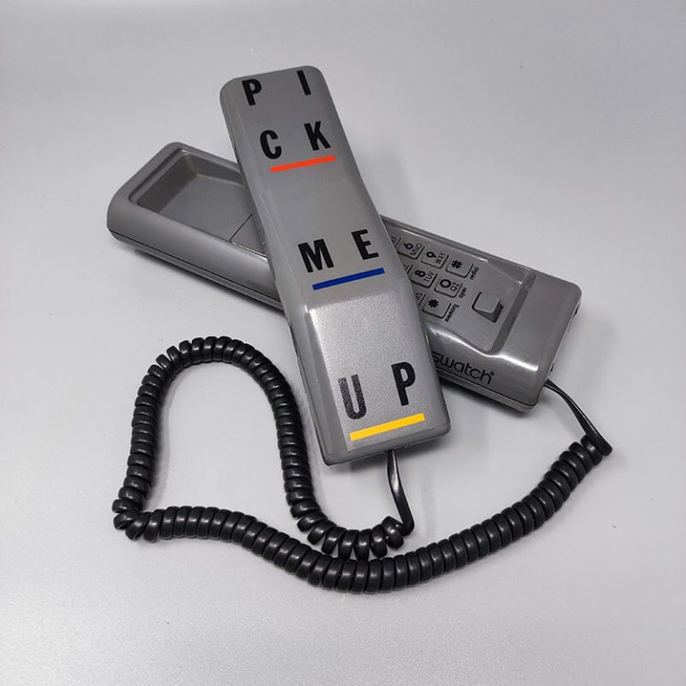 1980s Swatch Phone "Pick me Up". Memphis Style - Image 7