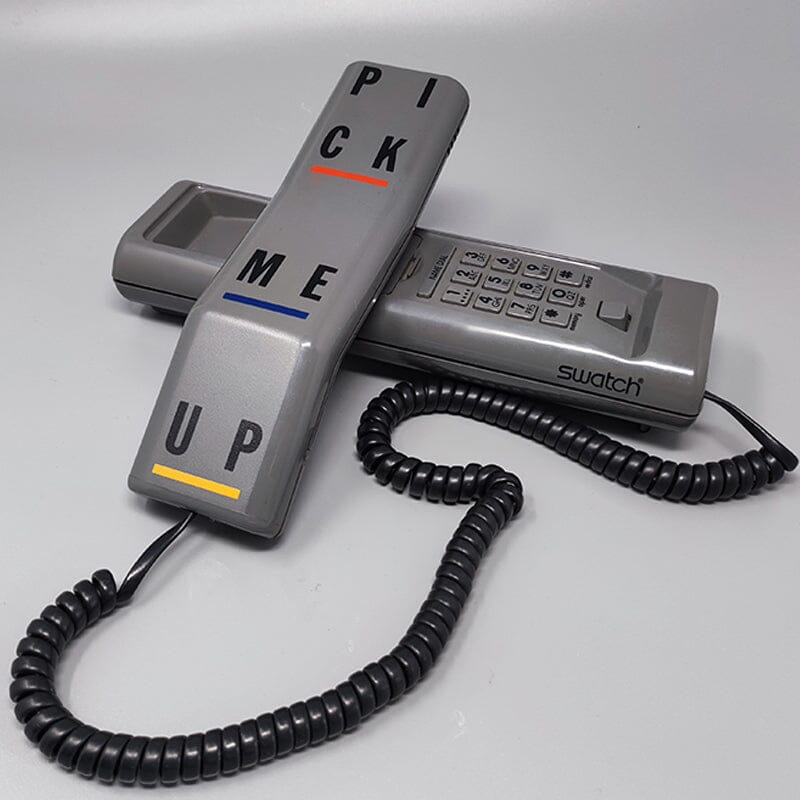 1980s Swatch Phone "Pick me Up". Memphis Style