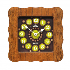 Vintage Fat Lava Style Wall Clock by Meister Anker, 1970s