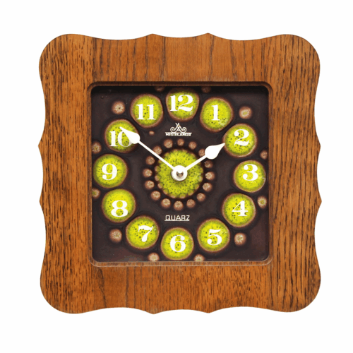 Vintage Fat Lava Style Wall Clock by Meister Anker, 1970s