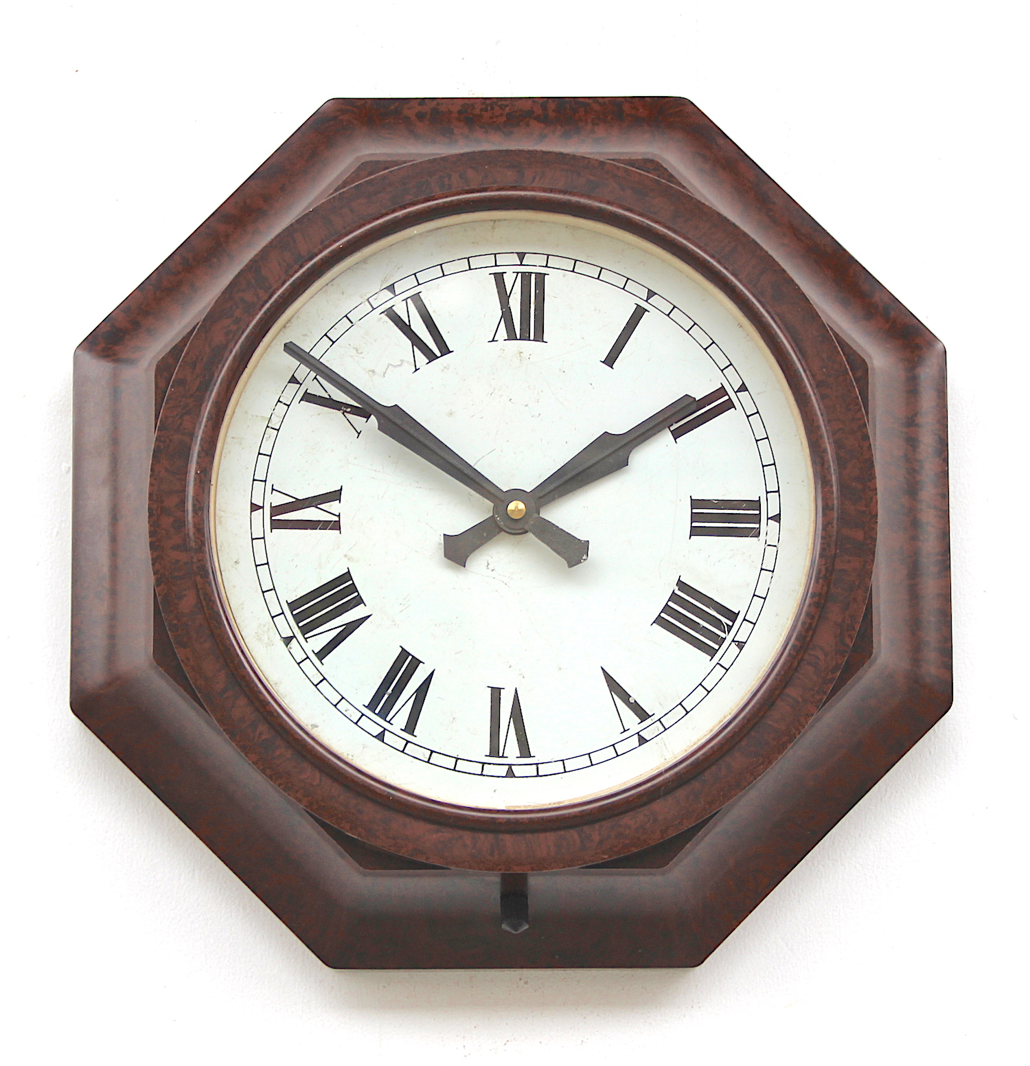 Classic School Wall Clock By Smiths, 1970s