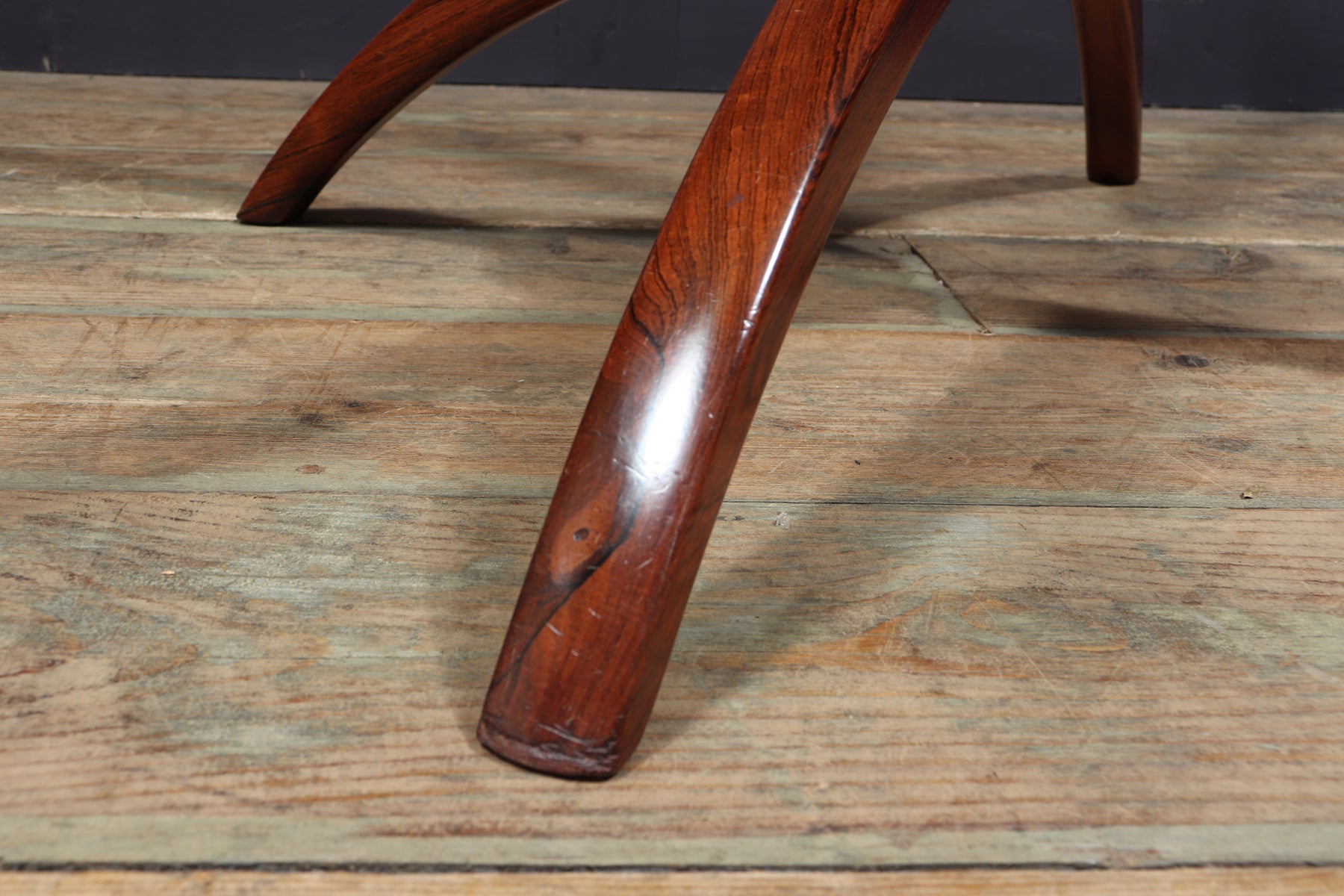 Swedish Mid Century Rosewood & Marble Spider Coffee Table