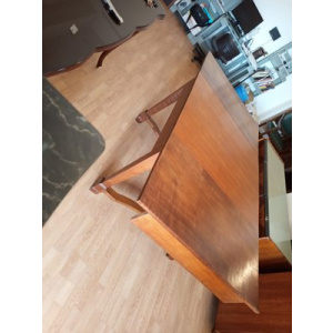 Liberty antique extendable dining table in cherry, Italy, 1920s