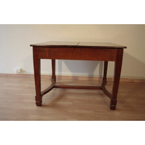 Liberty antique extendable dining table in cherry, Italy, 1920s