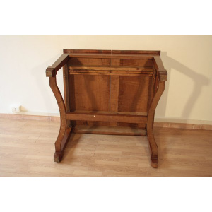 Liberty antique extendable dining table in cherry, Italy, 1920s