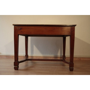 Liberty antique extendable dining table in cherry, Italy, 1920s