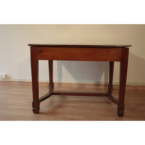Liberty antique extendable dining table in cherry, Italy, 1920s