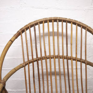 Mid-Century Bamboo & Metal Chair By Rohe Noordwolde, 1960s, Set of 2