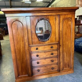 Victorian compactum wardrobe