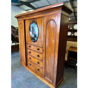 Victorian compactum wardrobe