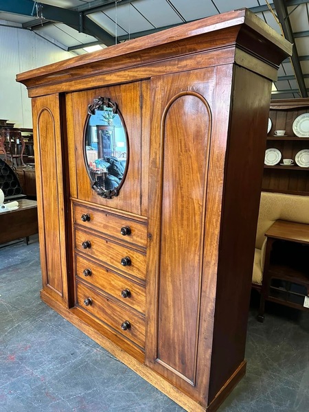 Victorian compactum wardrobe