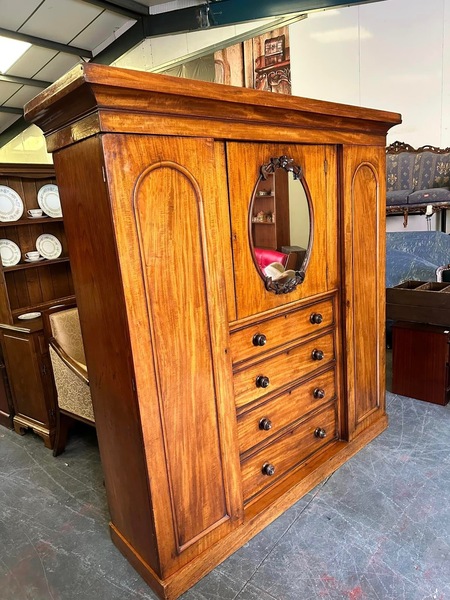 Victorian compactum wardrobe